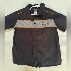 Harley Davidson Kids Buttondown